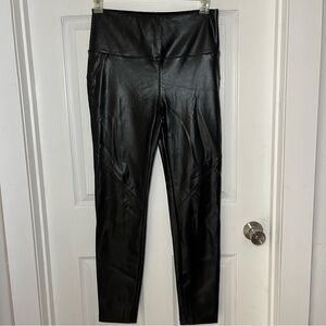 David Lerner Evereve Faux Leather Black Leggings